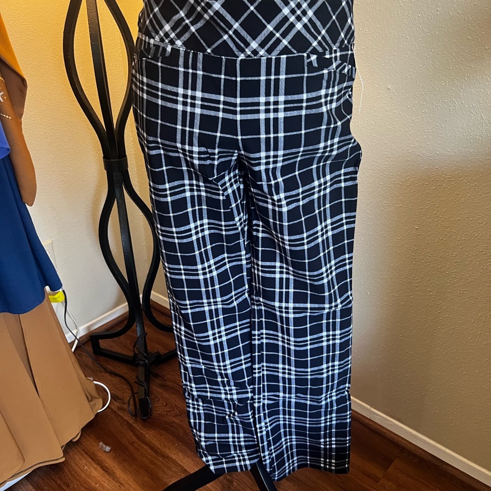 Joe Benbasset Monochrome Plaid Trousers